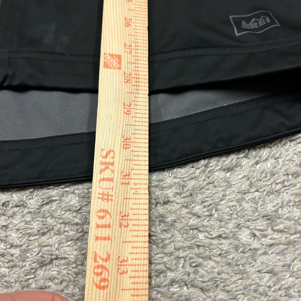 REI Jacket E1 Elements Softshell XXL Black Hooded… - image 3